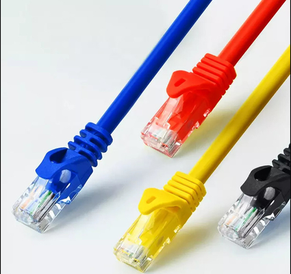 FTP CAT6 Ethernet Patch Cord Rj45 Connector Soft PVC Jacket HDPE Insulation